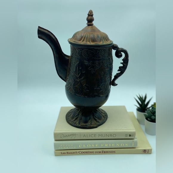 Antique Rustic Looks Metal Tea Pot | Watering Can - Picture 3 of 4